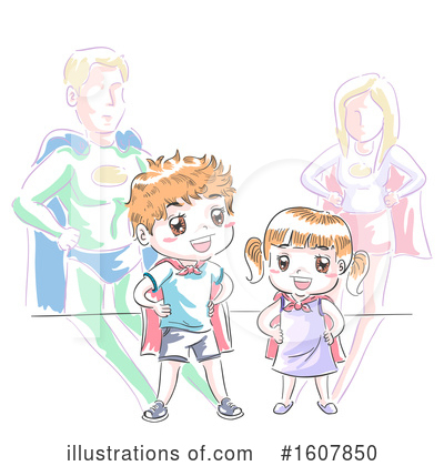 Royalty-Free (RF) Family Clipart Illustration by BNP Design Studio - Stock Sample #1607850