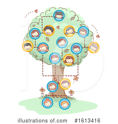 Family Tree Clipart #1613416 by BNP Design Studio