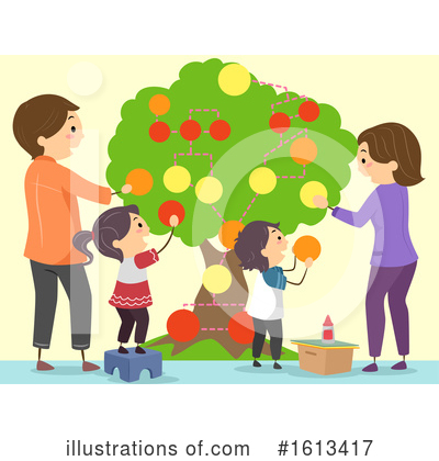Family Tree Clipart #1613417 by BNP Design Studio