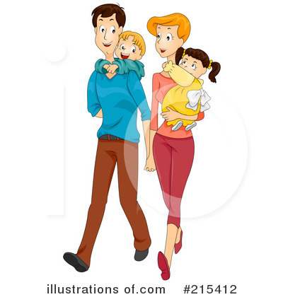 Royalty-Free (RF) Family Clipart Illustration by BNP Design Studio - Stock Sample #215412