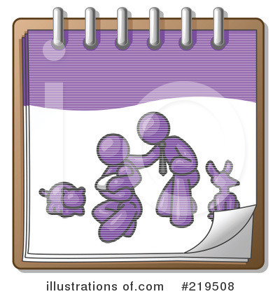 Purple Woman Clipart #219508 by Leo Blanchette