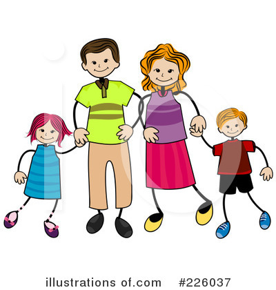 Royalty-Free (RF) Family Clipart Illustration by BNP Design Studio - Stock Sample #226037