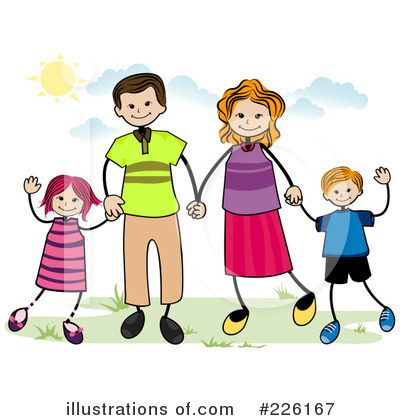Royalty-Free (RF) Family Clipart Illustration by BNP Design Studio - Stock Sample #226167