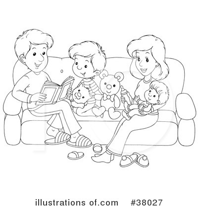 Royalty-Free (RF) Family Clipart Illustration by Alex Bannykh - Stock Sample #38027