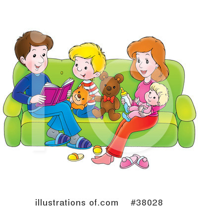 Royalty-Free (RF) Family Clipart Illustration by Alex Bannykh - Stock Sample #38028