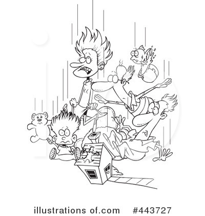 Royalty-Free (RF) Family Clipart Illustration by toonaday - Stock Sample #443727