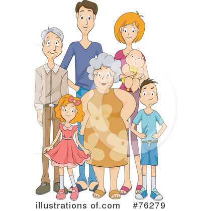 Royalty-Free (RF) Family Clipart Illustration by BNP Design Studio - Stock Sample #76279