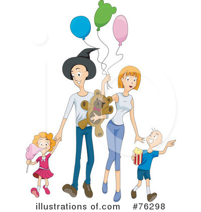 Royalty-Free (RF) Family Clipart Illustration by BNP Design Studio - Stock Sample #76298