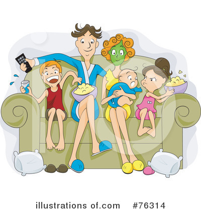 Royalty-Free (RF) Family Clipart Illustration by BNP Design Studio - Stock Sample #76314