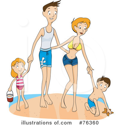 Family Vacation Clipart #76360 by BNP Design Studio