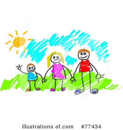Royalty-Free (RF) Family Clipart Illustration by Prawny - Stock Sample #77434