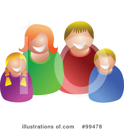 Royalty-Free (RF) Family Clipart Illustration by Prawny - Stock Sample #99478
