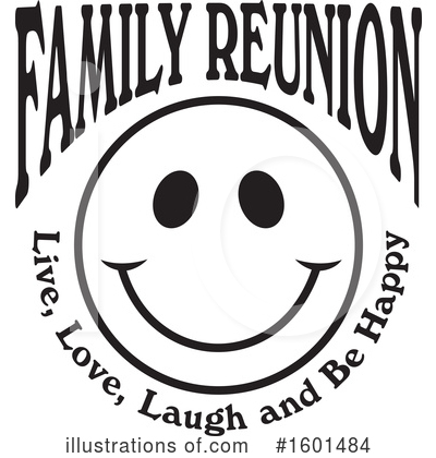 Royalty-Free (RF) Family Reunion Clipart Illustration by Johnny Sajem - Stock Sample #1601484