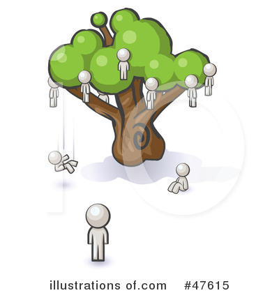 Royalty-Free (RF) Family Tree Clipart Illustration by Leo Blanchette - Stock Sample #47615
