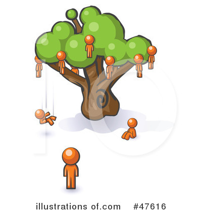 Royalty-Free (RF) Family Tree Clipart Illustration by Leo Blanchette - Stock Sample #47616