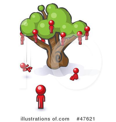 Royalty-Free (RF) Family Tree Clipart Illustration by Leo Blanchette - Stock Sample #47621