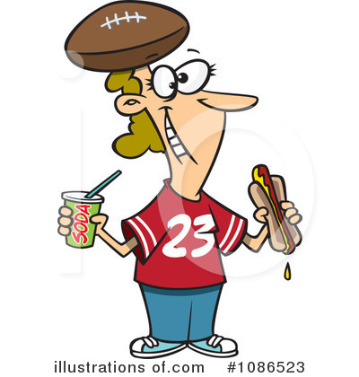 Sports Fan Clipart #1086523 by toonaday