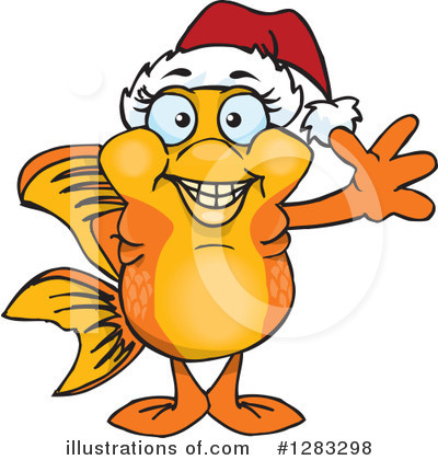 Goldfish Clipart #1283298 by Dennis Holmes Designs