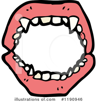 Vampire Fangs Clipart #1190946 by lineartestpilot
