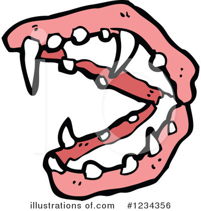 Vampire Mouth Clipart #1234356 by lineartestpilot