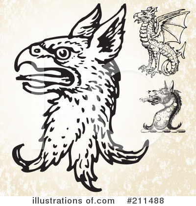 Dragons Clipart #211488 by BestVector