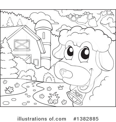 Sheep Clipart #1382885 by visekart