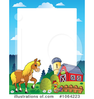 Royalty-Free (RF) Farm Animals Clipart Illustration by visekart - Stock Sample #1064223