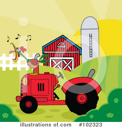 Tractors Clipart #102323 by Hit Toon