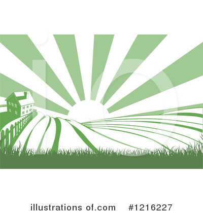 Royalty-Free (RF) Farm Clipart Illustration by AtStockIllustration - Stock Sample #1216227