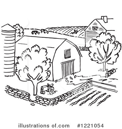 Royalty-Free (RF) Farm Clipart Illustration by Picsburg - Stock Sample #1221054