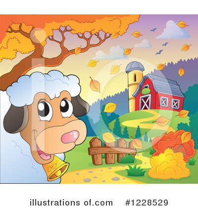 Royalty-Free (RF) Farm Clipart Illustration by visekart - Stock Sample #1228529