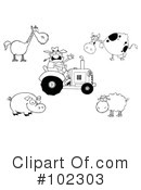 Farmer Clipart #102303 by Hit Toon