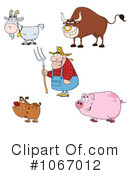 Farmer Clipart #1067012 by Hit Toon