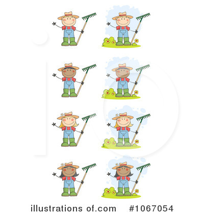 Royalty-Free (RF) Farmer Clipart Illustration by Hit Toon - Stock Sample #1067054