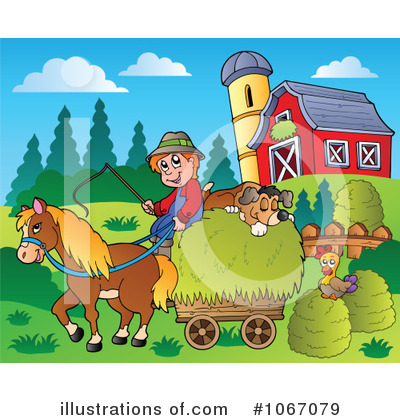 Royalty-Free (RF) Farmer Clipart Illustration by visekart - Stock Sample #1067079