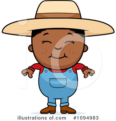 Royalty-Free (RF) Farmer Clipart Illustration by Cory Thoman - Stock Sample #1094983