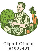 Farmer Clipart #1096401 by patrimonio