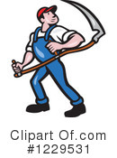 Farmer Clipart #1229531 by patrimonio