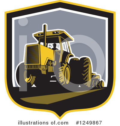 Royalty-Free (RF) Farmer Clipart Illustration by patrimonio - Stock Sample #1249867