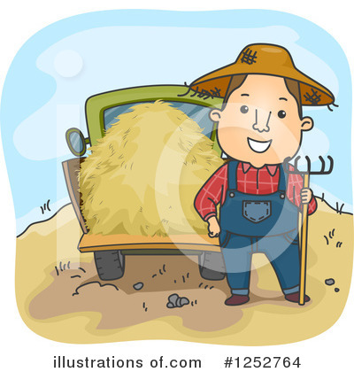 Royalty-Free (RF) Farmer Clipart Illustration by BNP Design Studio - Stock Sample #1252764