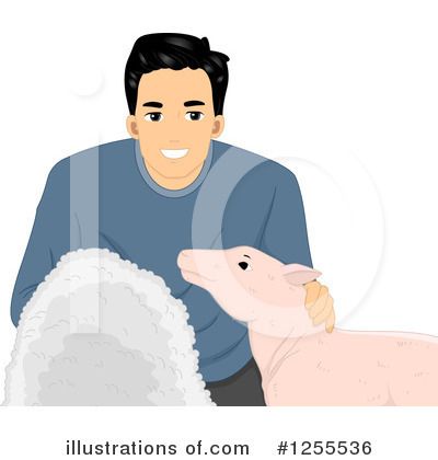 Royalty-Free (RF) Farmer Clipart Illustration by BNP Design Studio - Stock Sample #1255536
