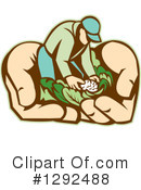 Farmer Clipart #1292488 by patrimonio