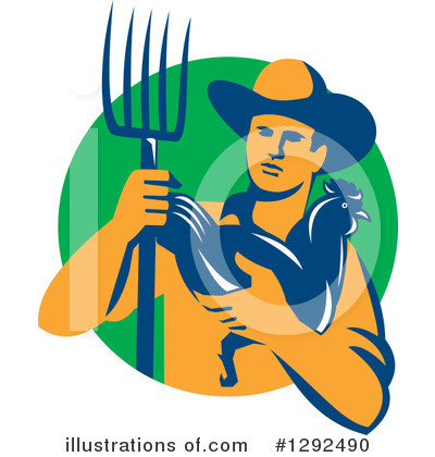 Farmer Clipart #1292490 by patrimonio