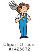 Farmer Clipart #1426872 by patrimonio