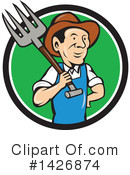 Farmer Clipart #1426874 by patrimonio