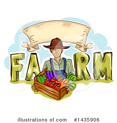 Royalty-Free (RF) Farmer Clipart Illustration by BNP Design Studio - Stock Sample #1435906