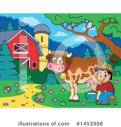 Royalty-Free (RF) Farmer Clipart Illustration by visekart - Stock Sample #1453996