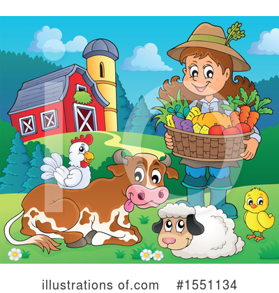 Barn Clipart #1551134 by visekart