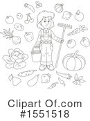 Farmer Clipart #1551518 by Alex Bannykh