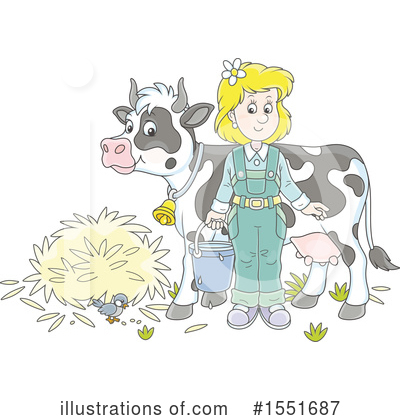 Royalty-Free (RF) Farmer Clipart Illustration by Alex Bannykh - Stock Sample #1551687